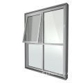 Custom Australian Standard 6063-T5 extruded aluminyo window